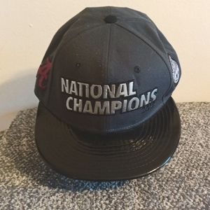 Nike Alabama National Champions 2012 gray black adult snap back hat